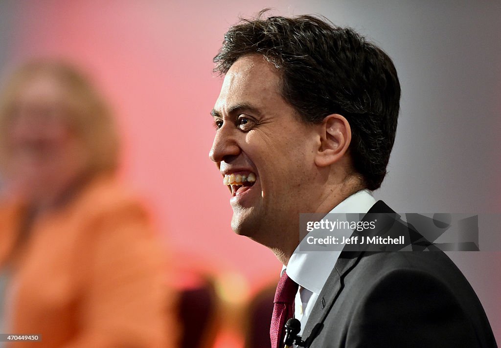 Labour Leader Ed Miliband Delivers Speech At The Scottish Trade Union Congress