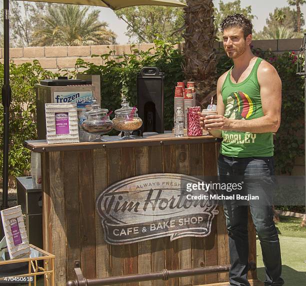 Recording Artist Mark Pelli attends Pool Party at The Desert Compound Presented by Bullett on April 19, 2015 in Bermuda Dunes, California.