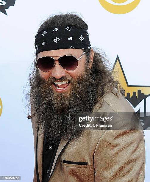 Personality Willie Robertson attends the 50th Academy Of Country Music Awards at AT&T Stadium on April 19, 2015 in Arlington, Texas.