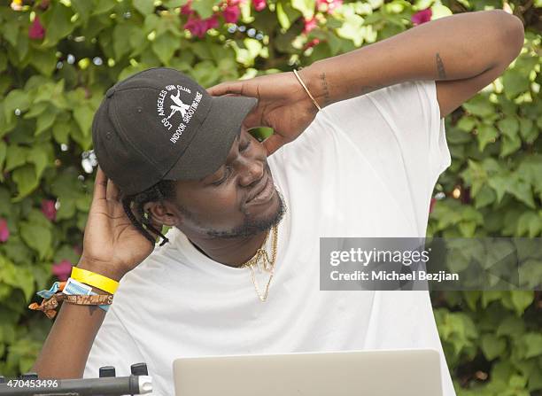 Theophilus London performs at Pool Party at The Desert Compound Presented by Bullett on April 19, 2015 in Bermuda Dunes, California.