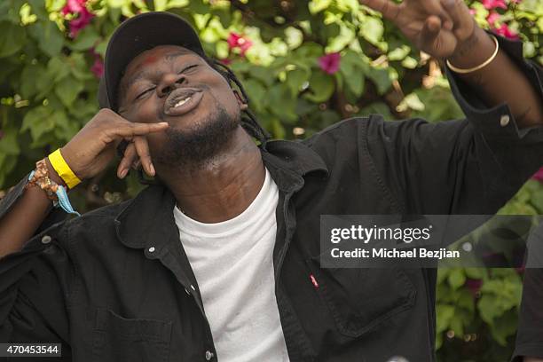 Theophilus London performs at Pool Party at The Desert Compound Presented by Bullett on April 19, 2015 in Bermuda Dunes, California.