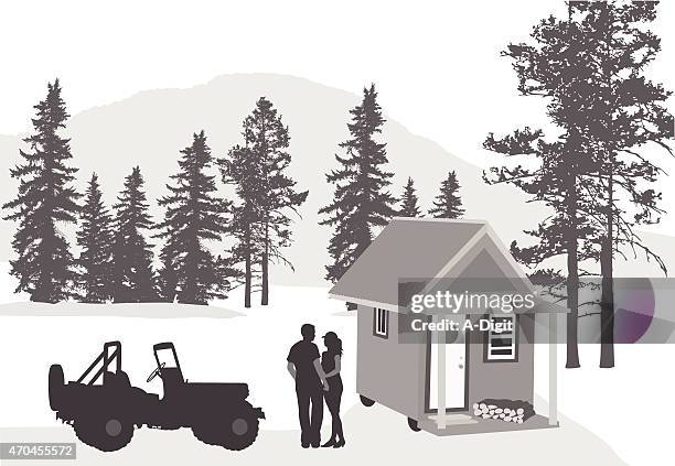 tinyhousemovement - tiny house stock illustrations