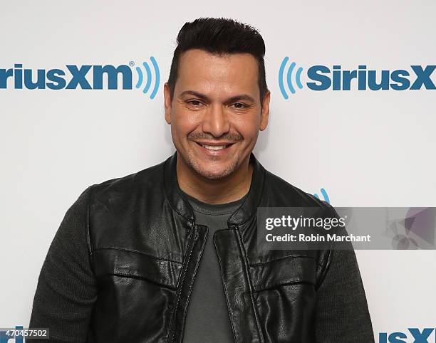 Victor Manuelle visits at SiriusXM Studios on April 20, 2015 in New York City.