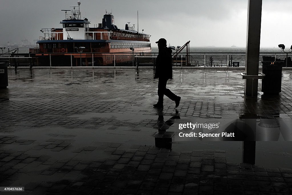Rain Drives Out Nice Spring Weather In NYC