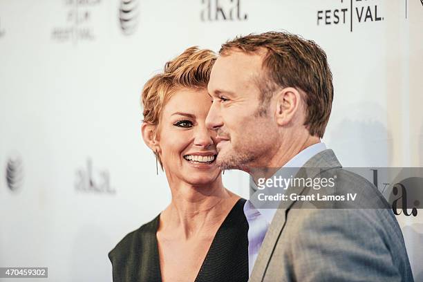 Faith Hill and Tim McGraw attend the 'Dixieland' Premiere during the 2015 Tribeca Film Festival at SVA Theater on April 19, 2015 in New York City.