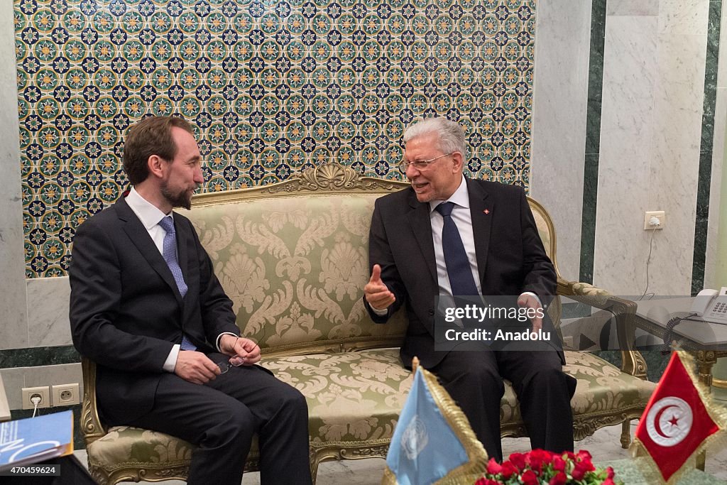 United Nations High Commissioner for Human Rights Prince Zeid bin Ra'ad in Tunisia
