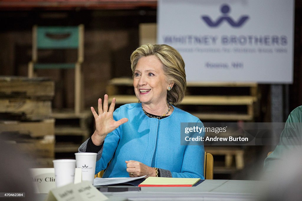 Hillary Clinton Begins New Hampshire Election Campaign