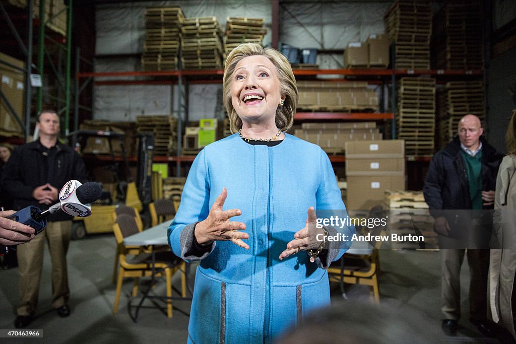 Hillary Clinton Begins New Hampshire Election Campaign