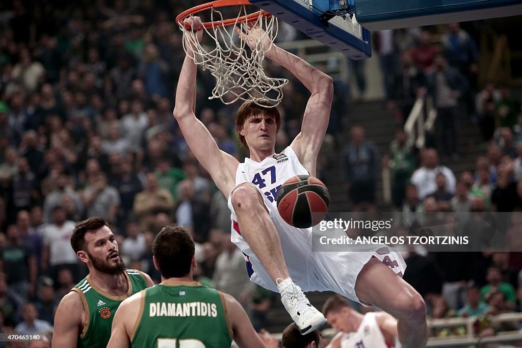 BASKET-EURL-PANATHINAIKOS-CSKA