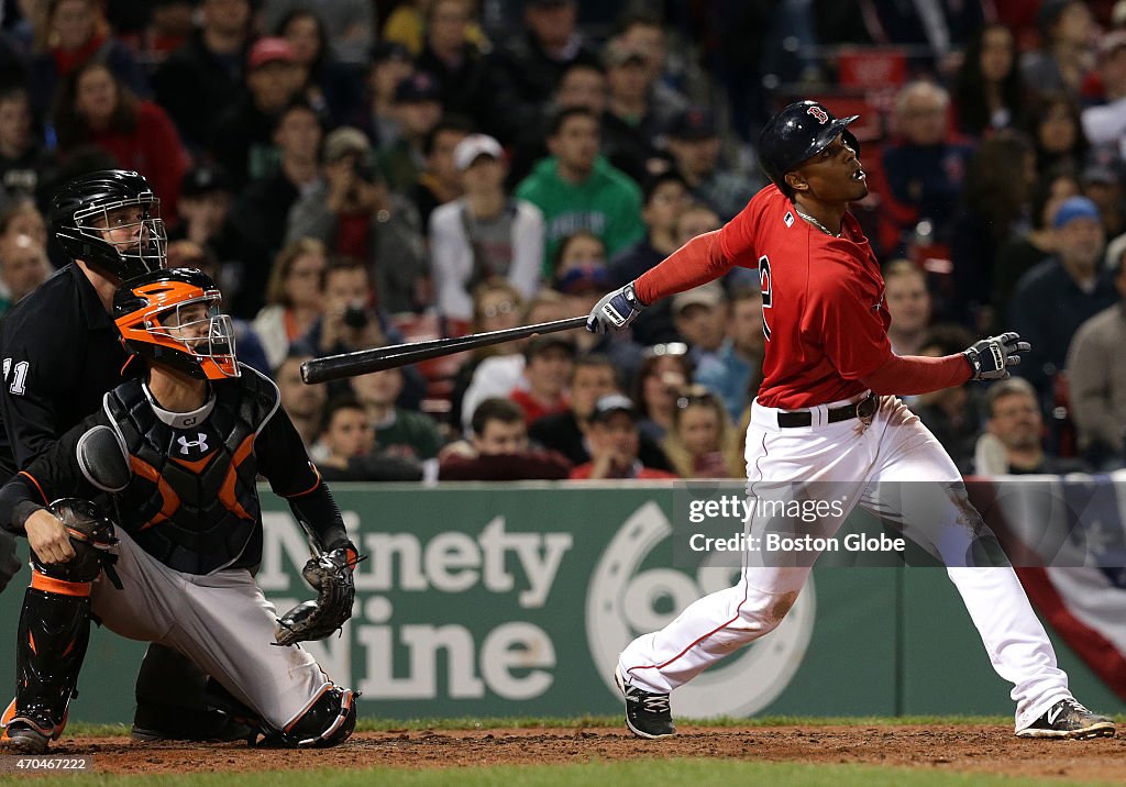 Baltimore Orioles Vs. Boston Red Sox At Fenway Park