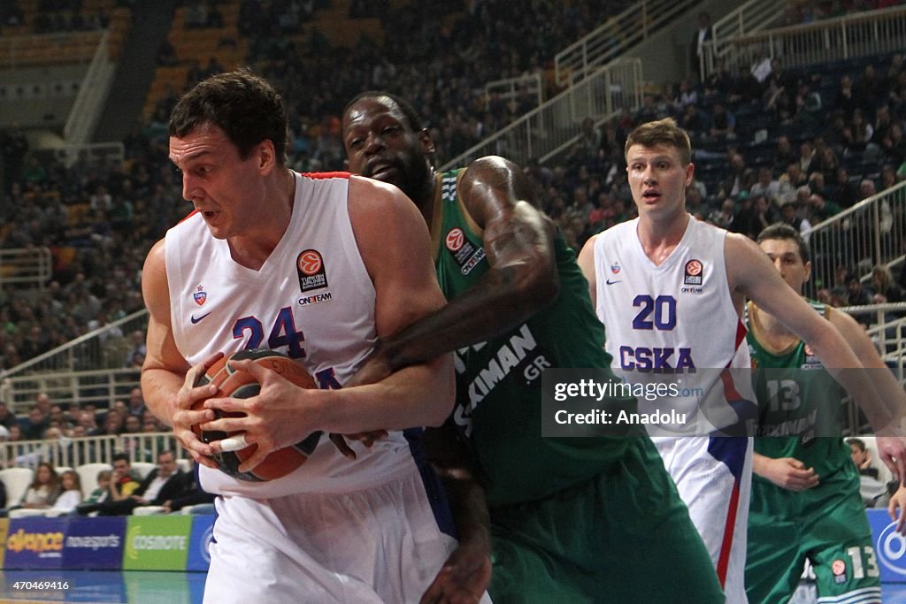 Panathinaikos Athens v CSKA Moscow - Turkish Airlines Euroleague