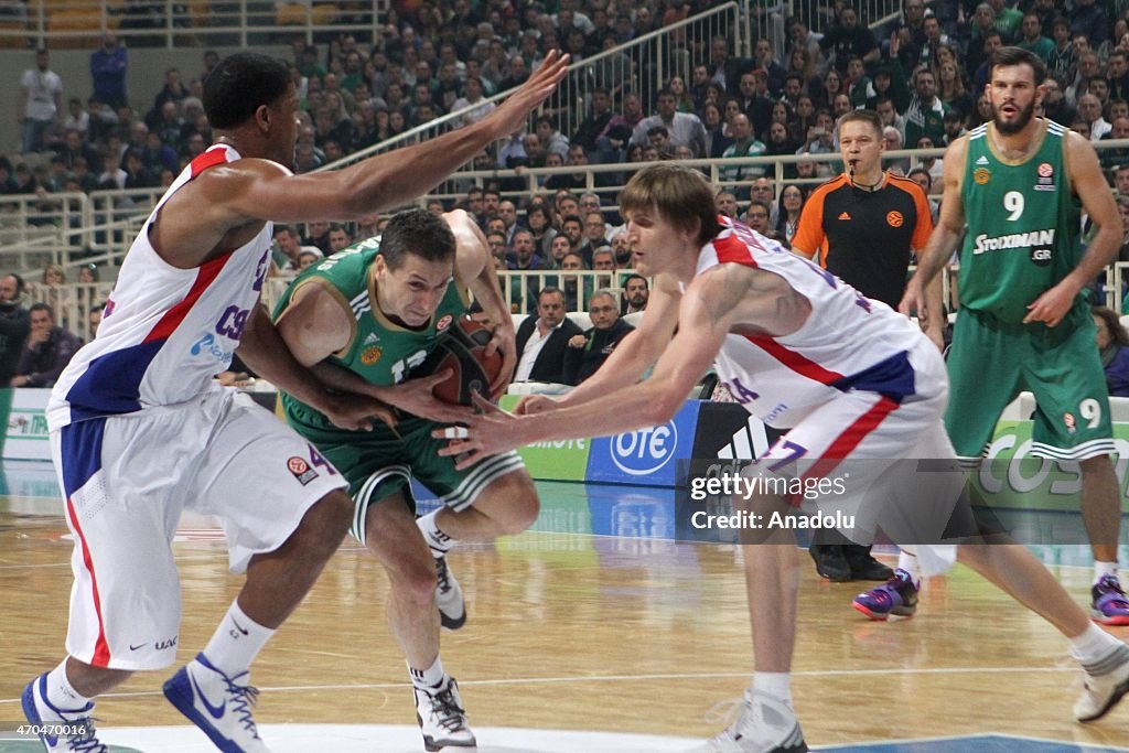 CSKA Moscow v Panathinaikos Athens - Turkish Airlines Euroleague