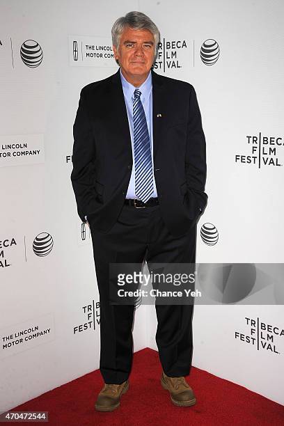 Michael Harney attends the premiere of "Bad Hurt" during the 2015 Tribeca Film Festival at Regal Battery Park 11 on April 20, 2015 in New York City.
