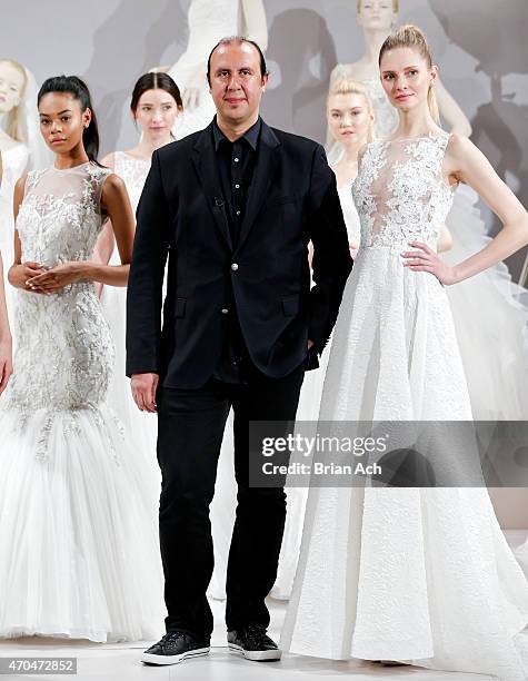 Designer Tony Ward is seen at A Toast To Tony Ward: A Special Bridal Collection at Kleinfeld on April 20, 2015 in New York City.