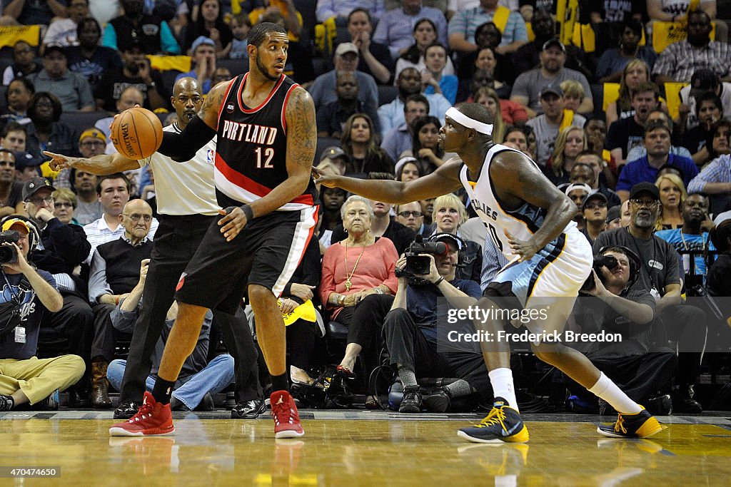 Portland Trail Blazers v Memphis Grizzlies - Game One