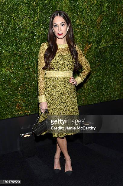 Audrey Gelman attends the Chanel Dinner during the 2015 Tribeca Film Festival at Balthazar on April 20, 2015 in New York City.