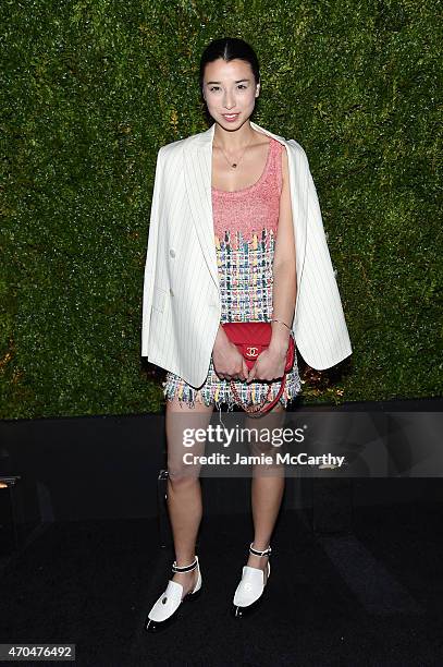 Lily Kwong attends the Chanel Dinner during the 2015 Tribeca Film Festival at Balthazar on April 20, 2015 in New York City.