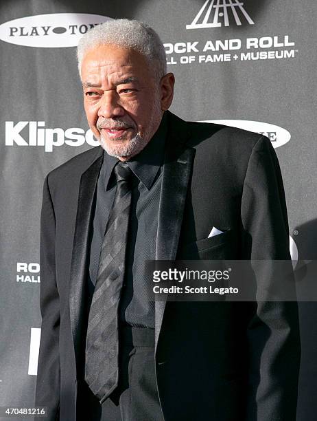 Bill Withers attends the 30th Annual Rock And Roll Hall Of Fame Induction Ceremony at Public Hall on April 18, 2015 in Cleveland, Ohio.