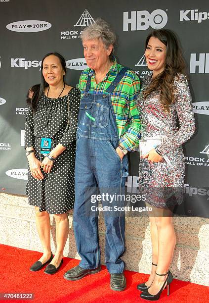 Musician Elvin Bishop of Paul Butterfield Blues Band attends the 30th Annual Rock And Roll Hall Of Fame Induction Ceremony at Public Hall on April...