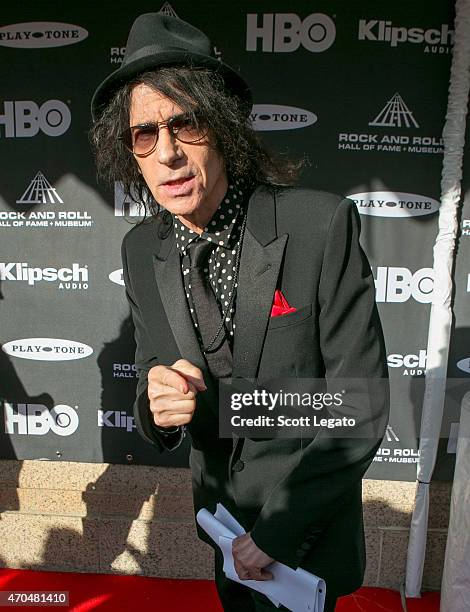 Peter Wolf attends the 30th Annual Rock And Roll Hall Of Fame Induction Ceremony at Public Hall on April 18, 2015 in Cleveland, Ohio.