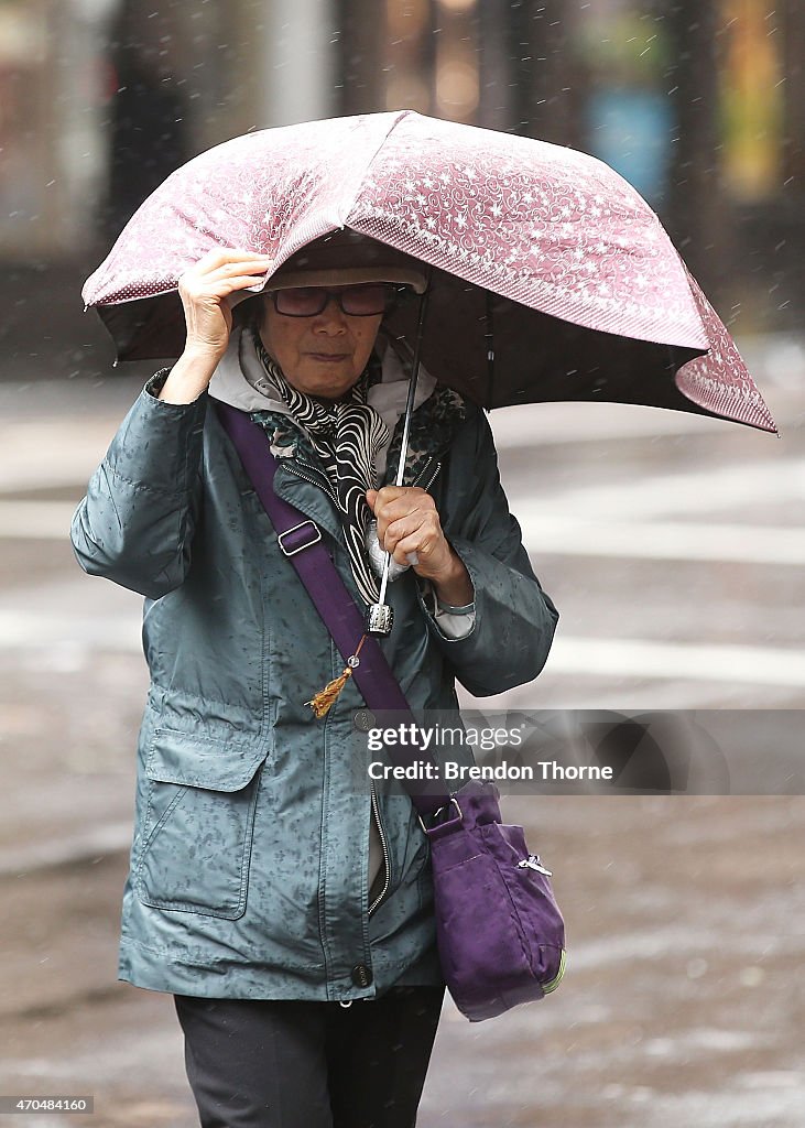 Damaging Winds And Heavy Rain Hit Sydney