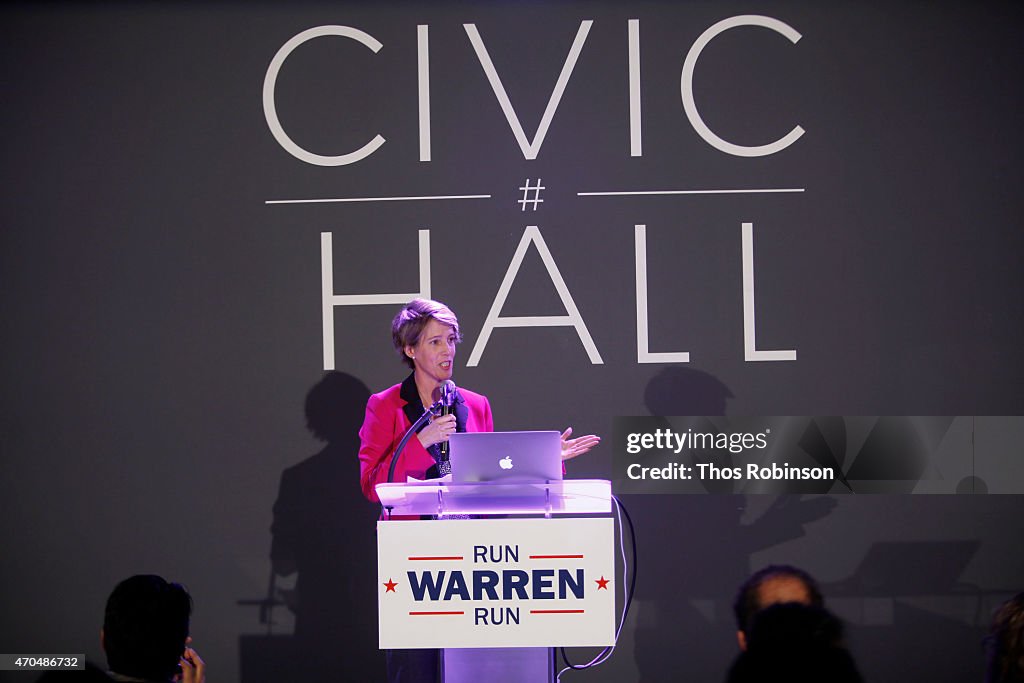 Lawrence Lessig Speech On Sen. Elizabeth Warren In 2016