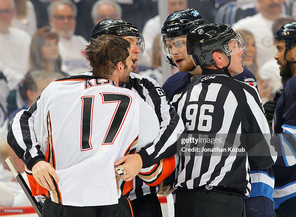 Anaheim Ducks v Winnipeg Jets - Game Three