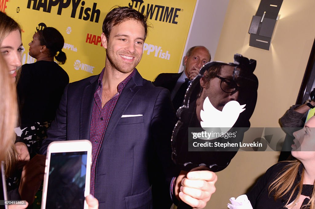 The SHOWTIME Premiere Of The Original Comedy Series "HAPPYish"
