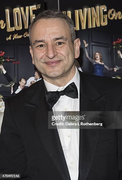 Joe DiPietro attends the after party of the opening night of "Living On Love" at Sardi's on April 20, 2015 in New York City.