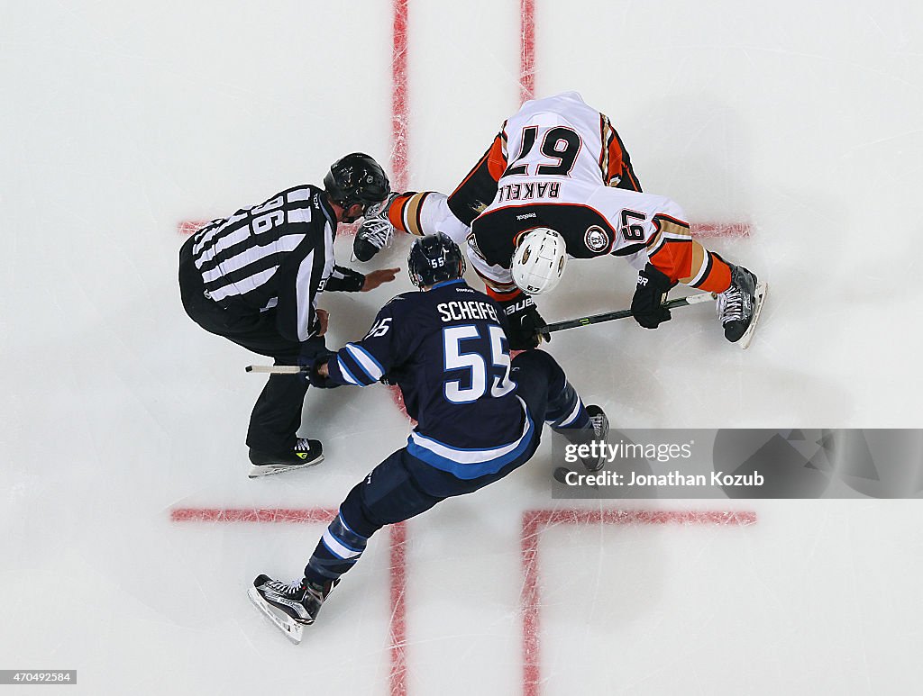 Anaheim Ducks v Winnipeg Jets - Game Three