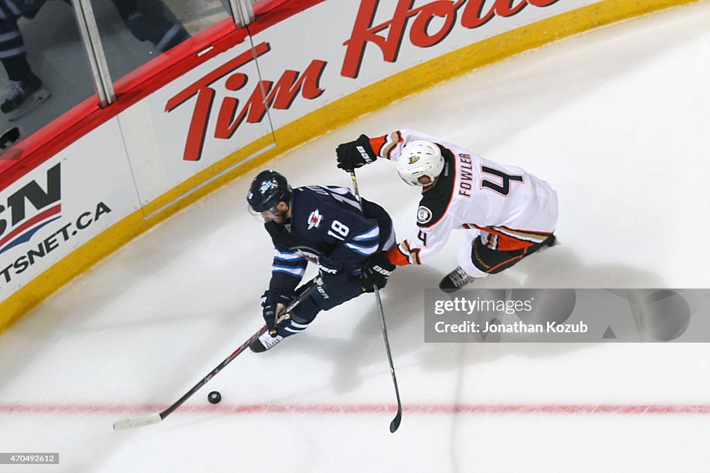 Anaheim Ducks v Winnipeg Jets - Game Three