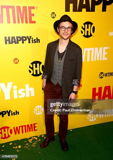 Tobias Segal attends "HAPPYish" series premiere at Sunshine Cinema on April 20, 2015 in New York City.