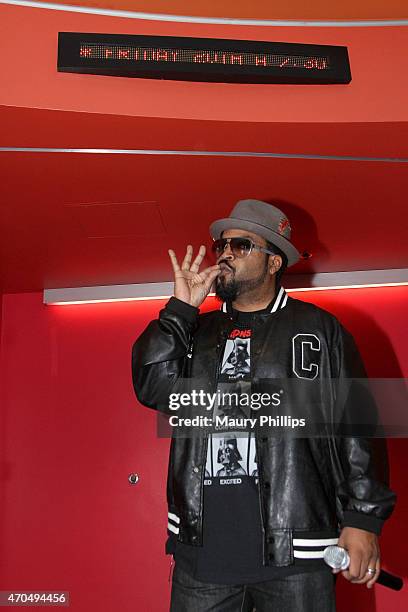 Ice Cube surprises fans at AMC Universal CityWalk Theatres on 4/20 in celebration of the 20th Anniversary re-release of "Friday," presented by Fathom...