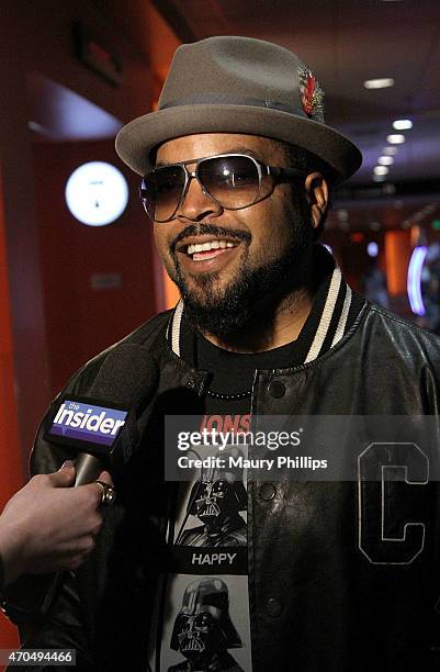 Ice Cube surprises fans at AMC Universal CityWalk Theatres on 4/20 in celebration of the 20th Anniversary re-release of "Friday," presented by Fathom...