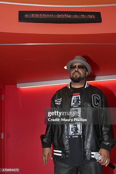 Ice Cube surprises fans at AMC Universal CityWalk Theatres on 4/20 in celebration of the 20th Anniversary re-release of "Friday," presented by Fathom...