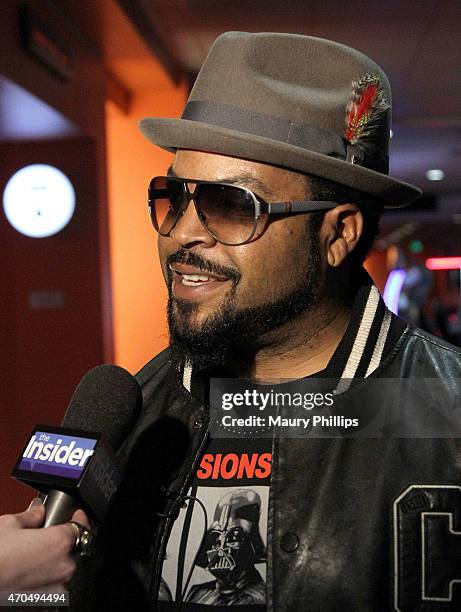 Ice Cube surprises fans at AMC Universal CityWalk Theatres on 4/20 in celebration of the 20th Anniversary re-release of "Friday," presented by Fathom...