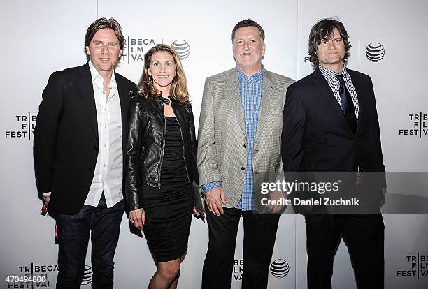 Jamie Lokoff, Tammy Tiehel-Stedman, Brian O'Connor and Tommy Joyner attend the 2015 Tribeca Film Festival - World Premiere Narrative: "Slow Learners"...