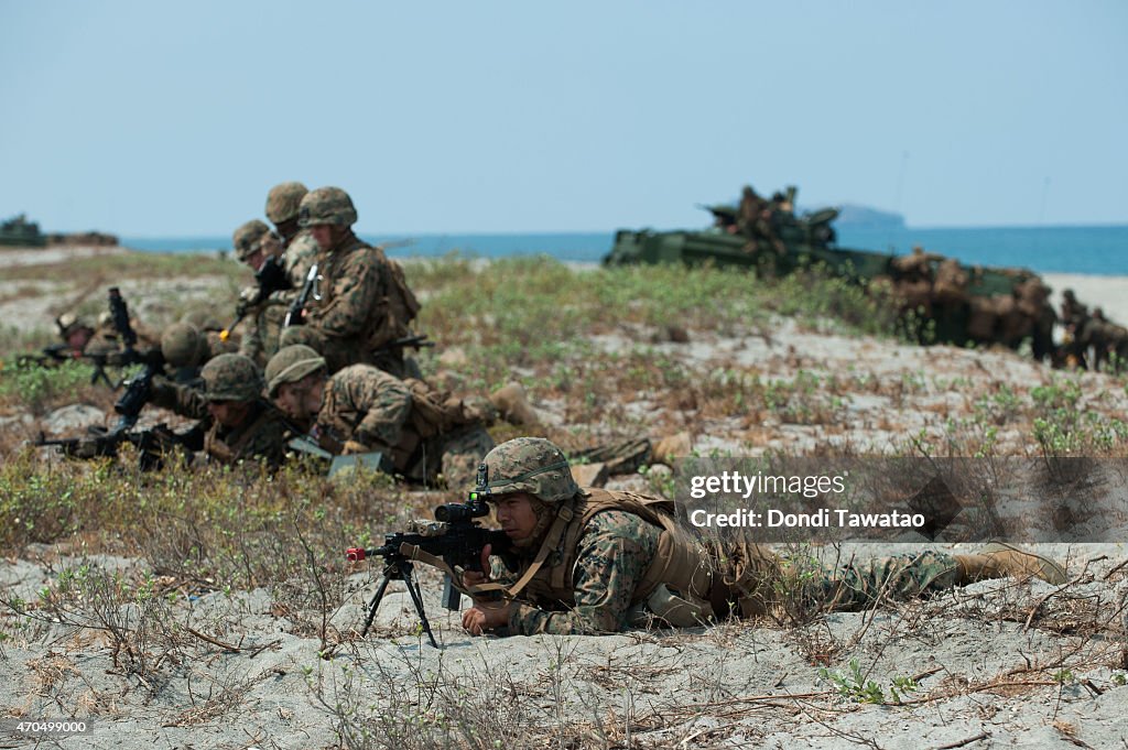 US And Philippine Troops Begin Balikatan War Games Exercise In West Philippine Sea