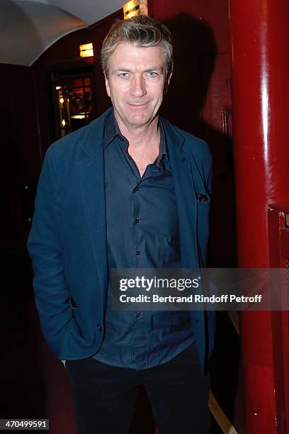 Actor Philippe Caroit attends the "L'appel de Londres" theatrical premiere at Theatre Du Gymnase on February 19, 2014 in Paris, France.