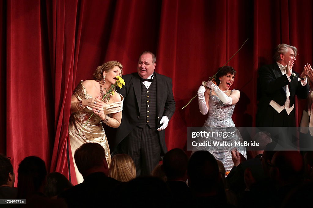 "Living On Love" Broadway Opening Night - Arrivals & Curtain Call