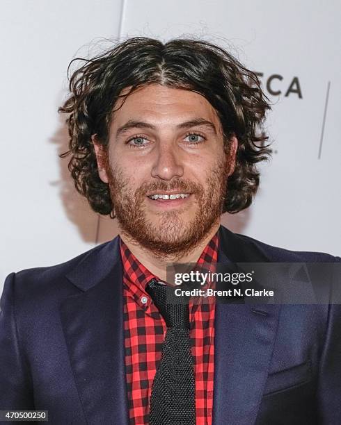 Actor Adam Pally arrives for the World Premiere Narrative: "Slow Learners" during the 2015 Tribeca Film Festival held at Regal Battery Park 11 on...