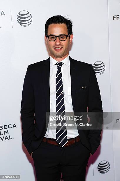 Actor Gil Ozeri arrives for the World Premiere Narrative: "Slow Learners" during the 2015 Tribeca Film Festival held at Regal Battery Park 11 on...