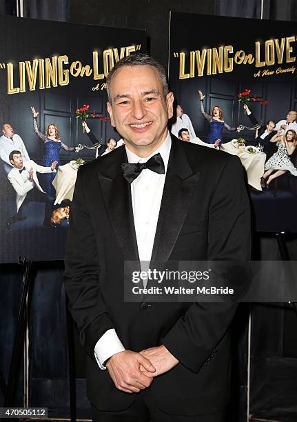 Joe DiPietro attends the Broadway Opening Night Performance After Party for 'Living on Love' at Sardi's on April 20, 2015 in New York City.