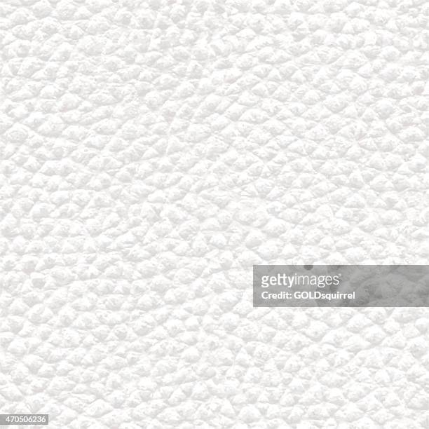 realistic white seamless leather background texture - illustration - bumpy stock illustrations