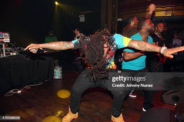Waka Flocka Flame performs at Webster Hall on April 20, 2015 in New York City.