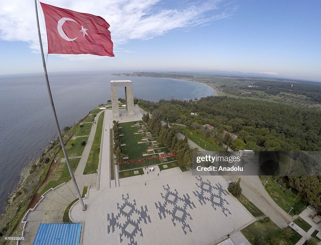 Aerial view of Gallipoli National Park