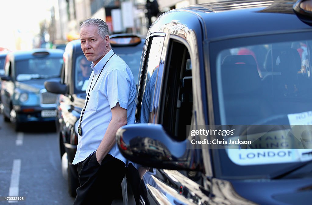 London Black Taxi Drivers Hold "Enough Is Enough" Protest