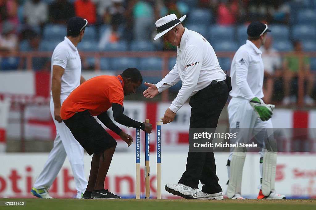 West Indies v England - 2nd Test: Day One