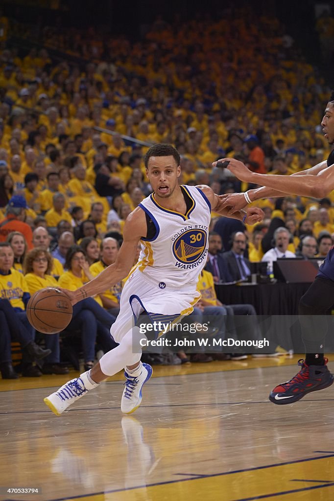 Golden State Warriors vs New Orleans Pelicans, 2015 NBA Western Conference Playoffs First Round