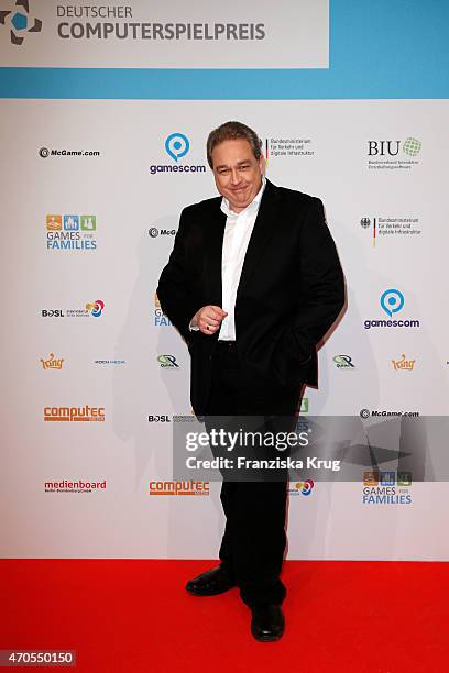 Oliver Kalkofe attends the German Computer Games Award 2015 at e-Werk on April 21, 2015 in Berlin, Germany.